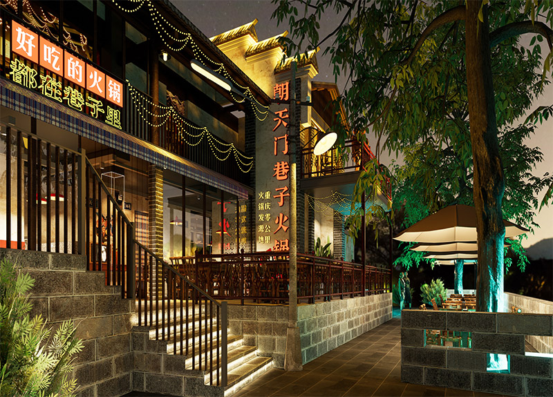 线上最火买球站巷子装修风格4